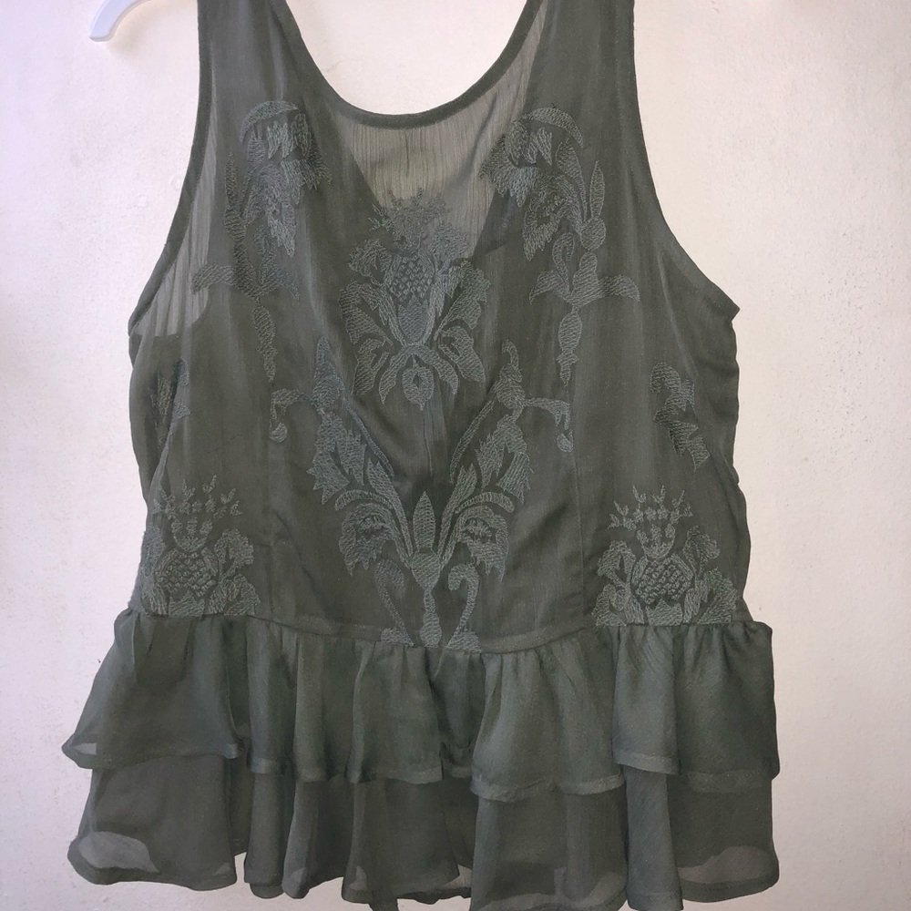 Guess peplum top